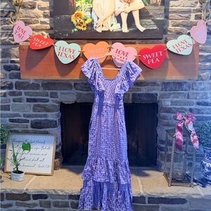 Entro Purple Maxi Dress